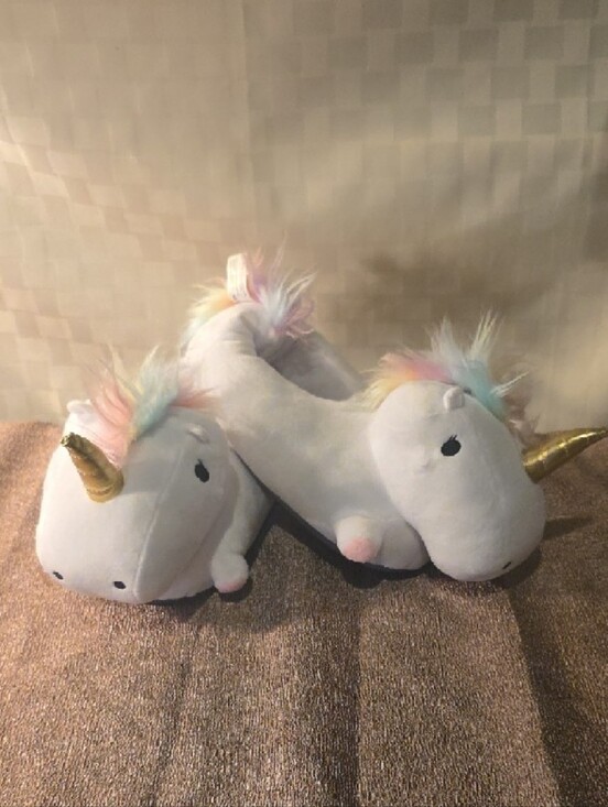 Smoko Shoes - Smoko Light Up Unicorn Women's Plush Slippers